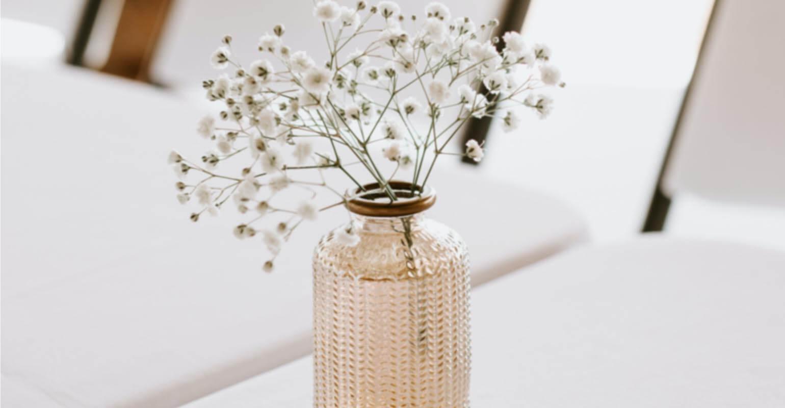 A blurry still life photo