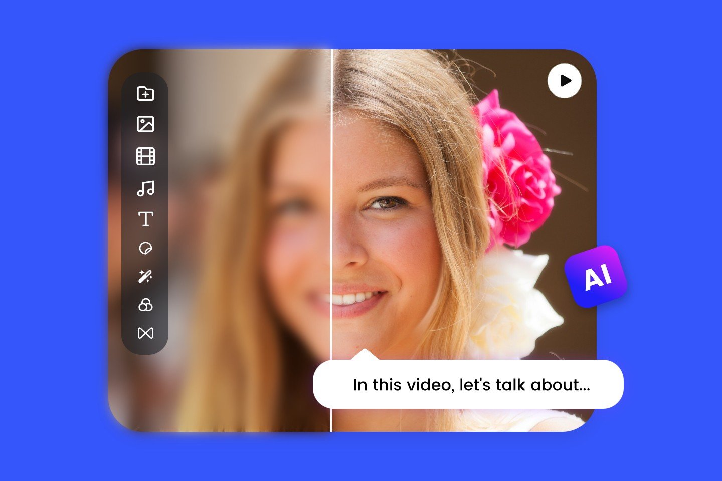 bearbeiten sie weibliche videos mit dem online ki-video editor von fotor