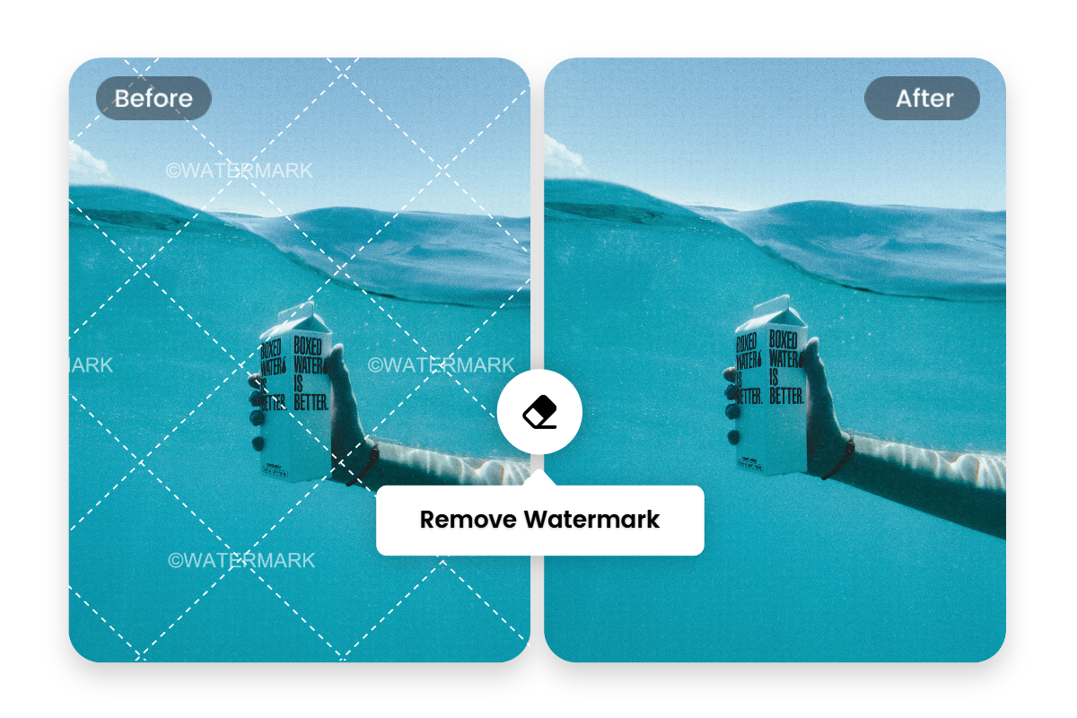 remove watermark from photos using fotor